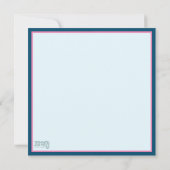 Er ist Hübscher Florentiner Oster. Mitteilungskarte (Rückseite)