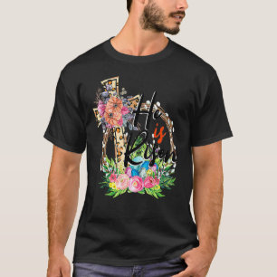 Er ist Hübsches Blumenkreuz mit Blume aus der Eile T-Shirt