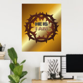 Er ist, ich bin poster (Heimbüro)