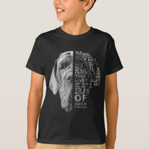 Er ist Ihr Freund Ihr Partner Ihr Hund Englisch Ma T-Shirt