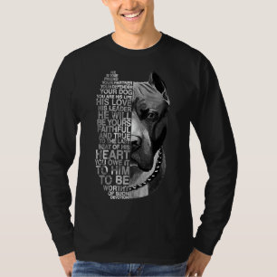 Er ist Ihr Freund Ihr Partner Ihr Hund Pitbull Pe T-Shirt