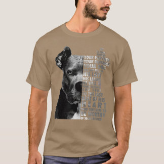 Er ist Ihr Freund Ihr Partner Ihr Verteidiger Pitb T-Shirt