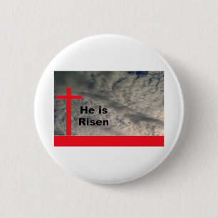 Er ist in die Wolken aufgewachsen Button