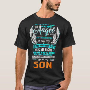 Er ist jeder Schlag meines Herzens der Engel über T-Shirt