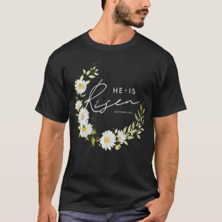Er ist Jesus Christlich glücklichen Osterblütenkri T-Shirt