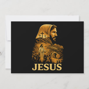 Er ist Jesus Christlich glücklicher Ostern Risen Einladung