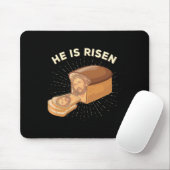 Er ist Jesus Christus-Ostern-Pun Christlich Brea v Mousepad (Mit Mouse)