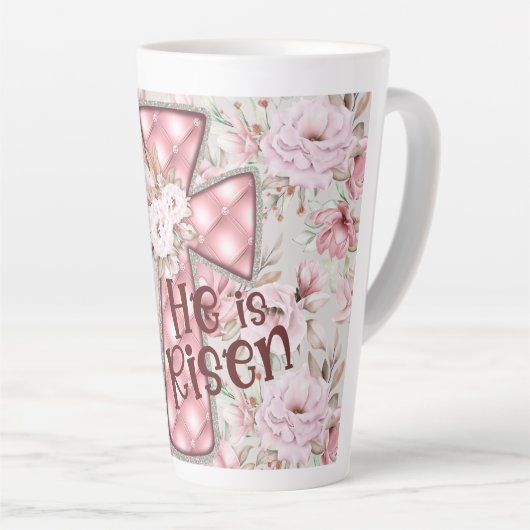 Er ist Latte Tasse Risen (Rechte Ecke)