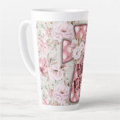 Er ist Latte Tasse Risen (Linke Ecke)