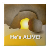 Er ist lebendig! fliese (Vorderseite)