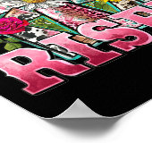 Er ist Leopard Christlichen Jes frohen Ostertag Poster (Ecke)