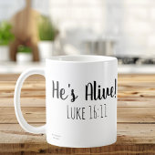 Er ist Live Mark 16:11 Kaffeetasse