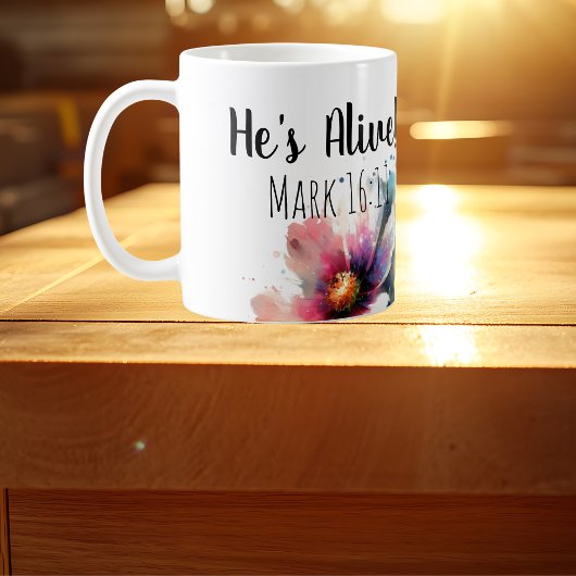Er ist Live Mark 16:11 Kaffeetasse