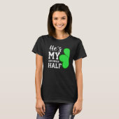 Er ist mein Betrunkeneres halb Funny St Patricks D T-Shirt (Vorne ganz)