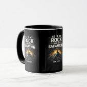 Er ist mein Fels Tasse (Vorderseite Links)