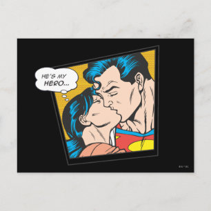 Er ist mein Held Postkarte