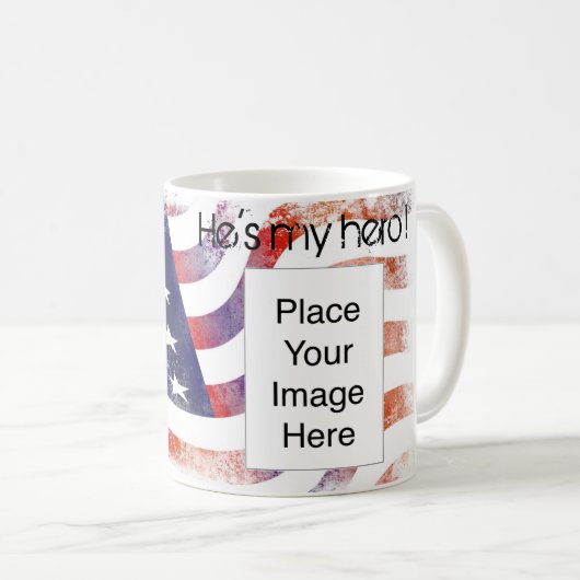 Er ist mein Held! Tasse (VorderseiteRechts)