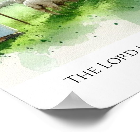 Er ist mein Hirte. Poster (Ecke)