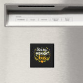 Er ist mein Mitternachtskuss Romantischer Liebeszi Magnet (In Situ (Geschirrspüler))