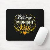 Er ist mein Mitternachtskuss Romantischer Liebeszi Mousepad (Mit Mouse)