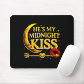 Er ist mein Mitternachtskuss Valentinstag Meme Mat Mousepad (Mit Mouse)