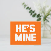 ER IST MEIN POSTKARTE (Stehend Vorderseite)