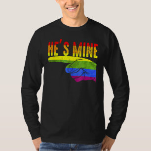Er ist mein schwules Paar, das Lgbtq passt T-Shirt