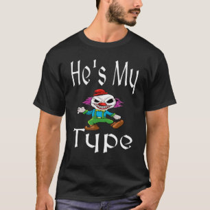 Er ist mein Typ Halloween-Familiengruppe Gruselige T-Shirt
