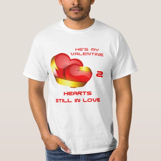 Er ist mein Valentinischer T - Shirt (Vorderseite)