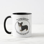 Er ist meine Corgi-Tasse Tasse (Links)