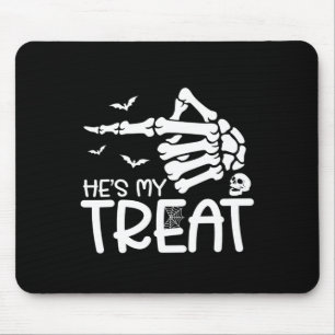 Er ist meine Leckerei Sie ist mein Trick Halloween Mousepad
