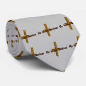 Er ist meine Retter-Krawatte Krawatte (Gerollt)