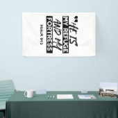 Er ist meine Zuflucht und meine Festung - Psalm 91 Banner (Messeveranstaltung)
