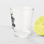 Er ist meine Zuflucht und meine Festung - Psalm 91 Schnapsglas (Rechts)