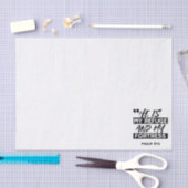 Er ist meine Zuflucht und meine Festung - Psalm 91 Seidenpapier (Handwerk)