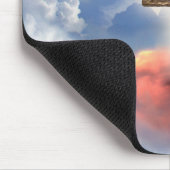 Er ist mit Wolken überquert worden Mousepad (Ecke)