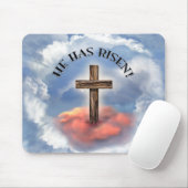 Er ist mit Wolken überquert worden Mousepad (Mit Mouse)