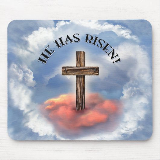 Er ist mit Wolken überquert worden Mousepad (Vorne)