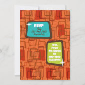 Er ist nicht alt ich bin Mittelalter Moderne Party Einladung (Rückseite)