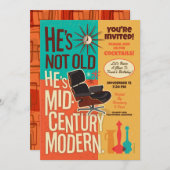 Er ist nicht alt ich bin Mittelalter Moderne Party Einladung (Vorne/Hinten)