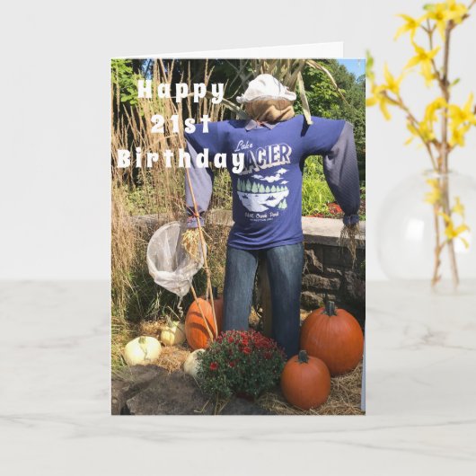 ER IST NICHT BEÄNGSTIGEND-IHR ALTER ***21. GEBURTS KARTE (Gelbe Blume)