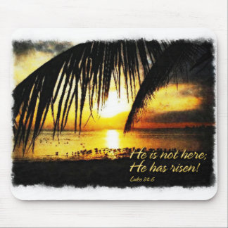 Er ist nicht hier; er hat Luke 24 6 A1 Mousepad au