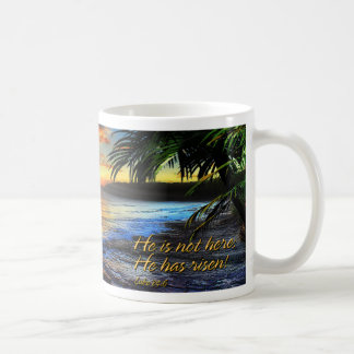 Er ist nicht hier; er hat Luke 24:6 (D) Tasse aufg