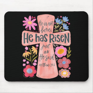 Er ist nicht hier Er ist auferstanden Christlich J Mousepad
