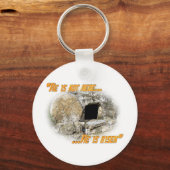 Er ist nicht hier ... Er ist aufgestanden! Schlüsselanhänger (Vorderseite)