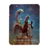 Er ist nicht hier; er ist Risen | Luke 24 v 6 Magnet (Vertikal)