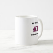 Er ist nicht hier. kaffeetasse (VorderseiteRechts)