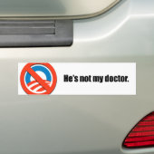 Er ist nicht mein Doktor Autoaufkleber (Auf Auto)