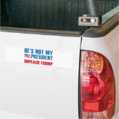 Er ist nicht mein Präsident Autoaufkleber (Auf Lkw)