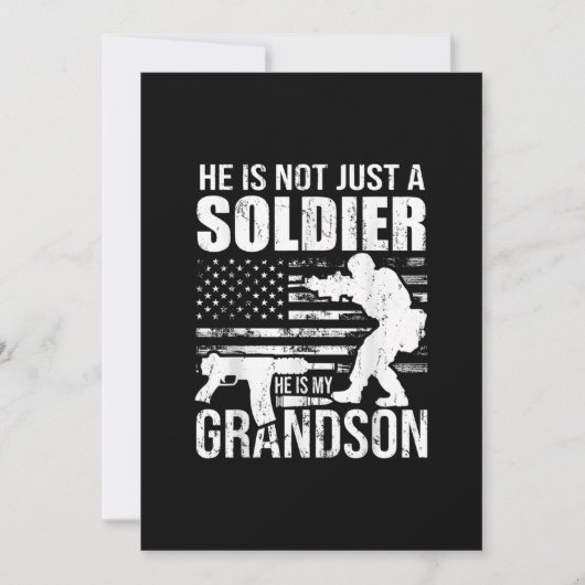 Er ist nicht nur ein Soldat, er ist mein Großvater Einladung (Vorderseite)